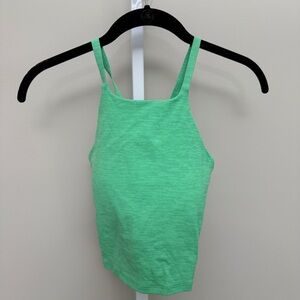 Outdoor Voices Mint Green Strappy Ribbed Camisole